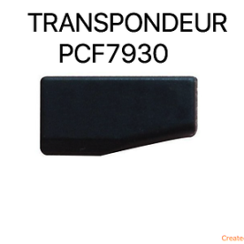 TRANSPONDEUR ANTIDEMARRAGE PCF7930 CARBONNE POUR HONDA