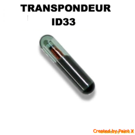 TRANSPONDEUR ANTIDEMARRAGE ID33 CRYSTAL POUR MITSUBICHI