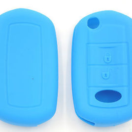 COQUE SILICONE BLEU CLE PILP RANGE ROVER HSE SPORT 2 BOUTONS