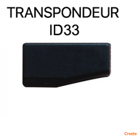 TRANSPONDEUR ANTIDEMARRAGE ID33 POUR CITROEN