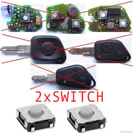 2 BOUTONS SWITCH PEUGEOT 106 206 306 405 BOXER PARTNER