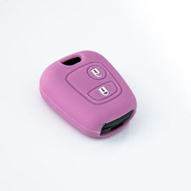 COQUE HOUSSE SILICONE CLE TOYOTA AYGO VIOLET
