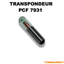 TRANSPONDEUR ANTIDEMARRAGE PCF7931 CRYSTAL OPEL ASTRA CALIBRA CORSA NOVANO